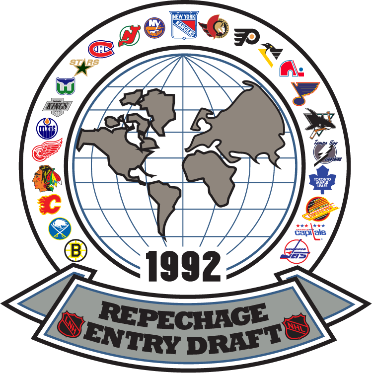 NHL Draft 1992 Primary Logo DIY iron on transfer (heat transfer)